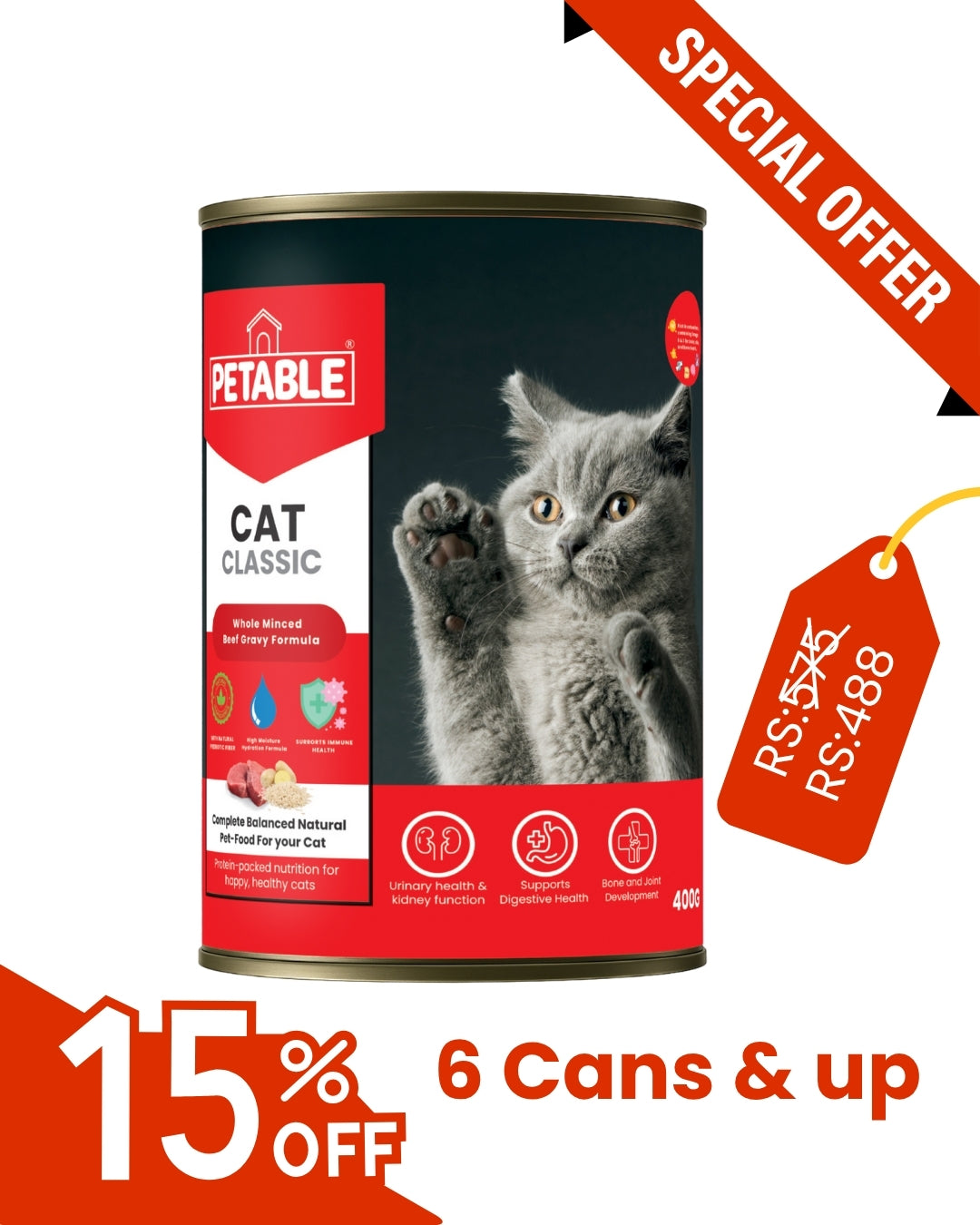 Cat Classic - Beef 400g