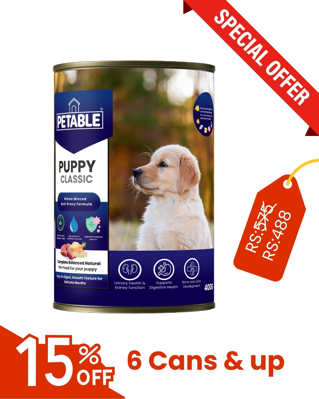 Puppy Classic - Beef 400g