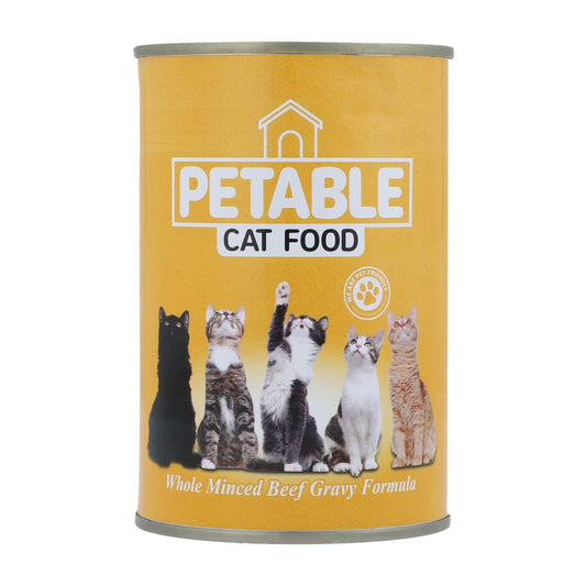 Petable Cat Food Beef 400g