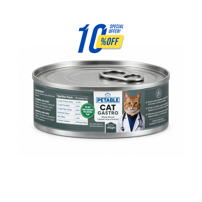 Petable Cat Gastro – Sensitive Stomach Formula